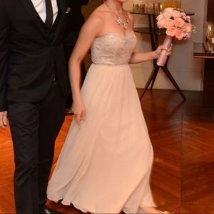 Size 2 Jenny Yoo champagne dress.